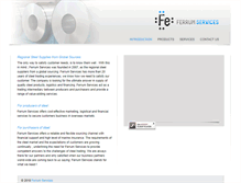 Tablet Screenshot of ferrumservices.com